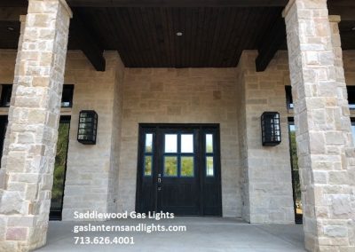 Large San Marcos Contemporary Gas Light