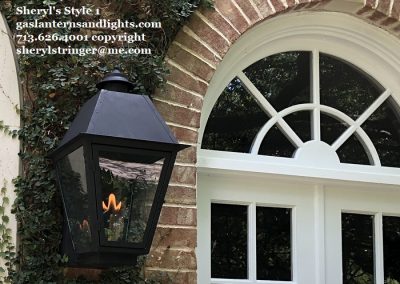 Black Style 1 Gas Lantern