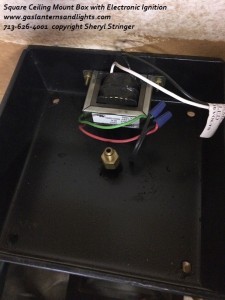 gas lantern installation connection 7